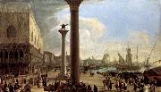 CARLEVARIS, Luca The Wharf, Looking toward the Doge-s Palace Norge oil painting reproduction